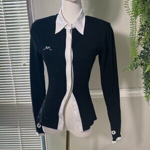 (NWT) Rowen Rose | Long Sleeve Polo Top